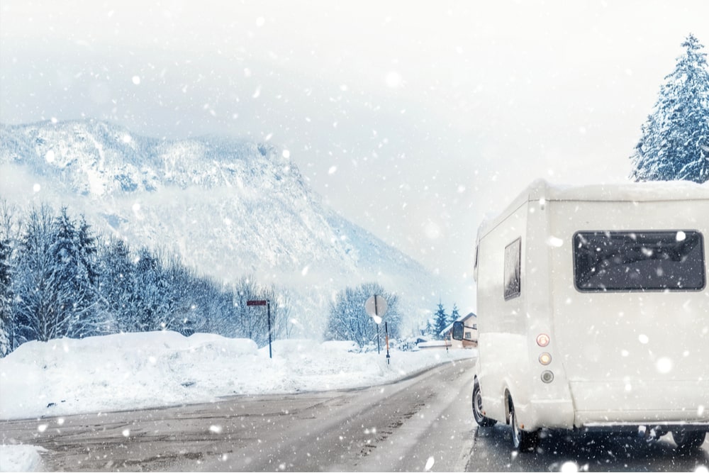 Snowy Caravan